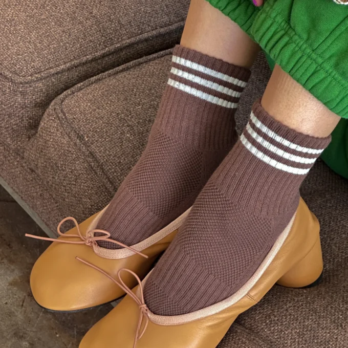 Skarpetki Damskie Girlfriend Socks Mahogany LE BON SHOPPE